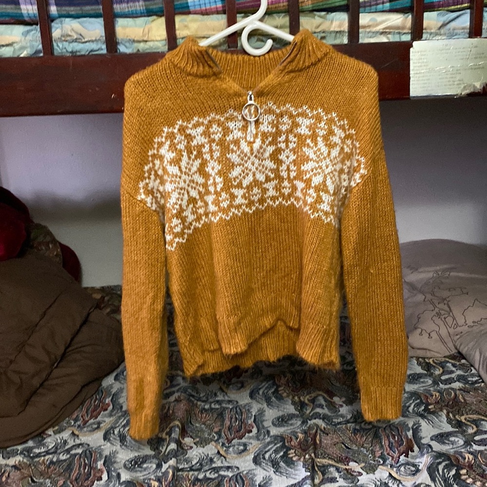 Yellow sweater